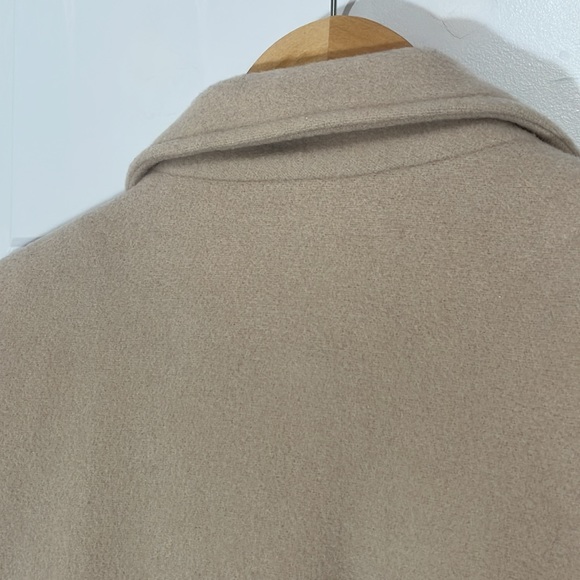 Beige Handmade buttoned wool coat size S - Picture 13 of 13